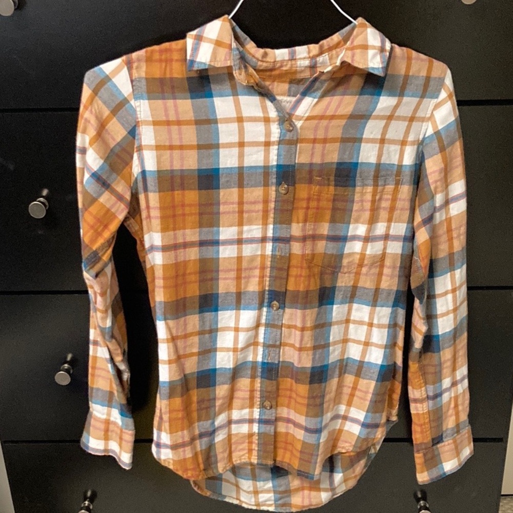 Kohl’s button-down flannel- XS size, gently used